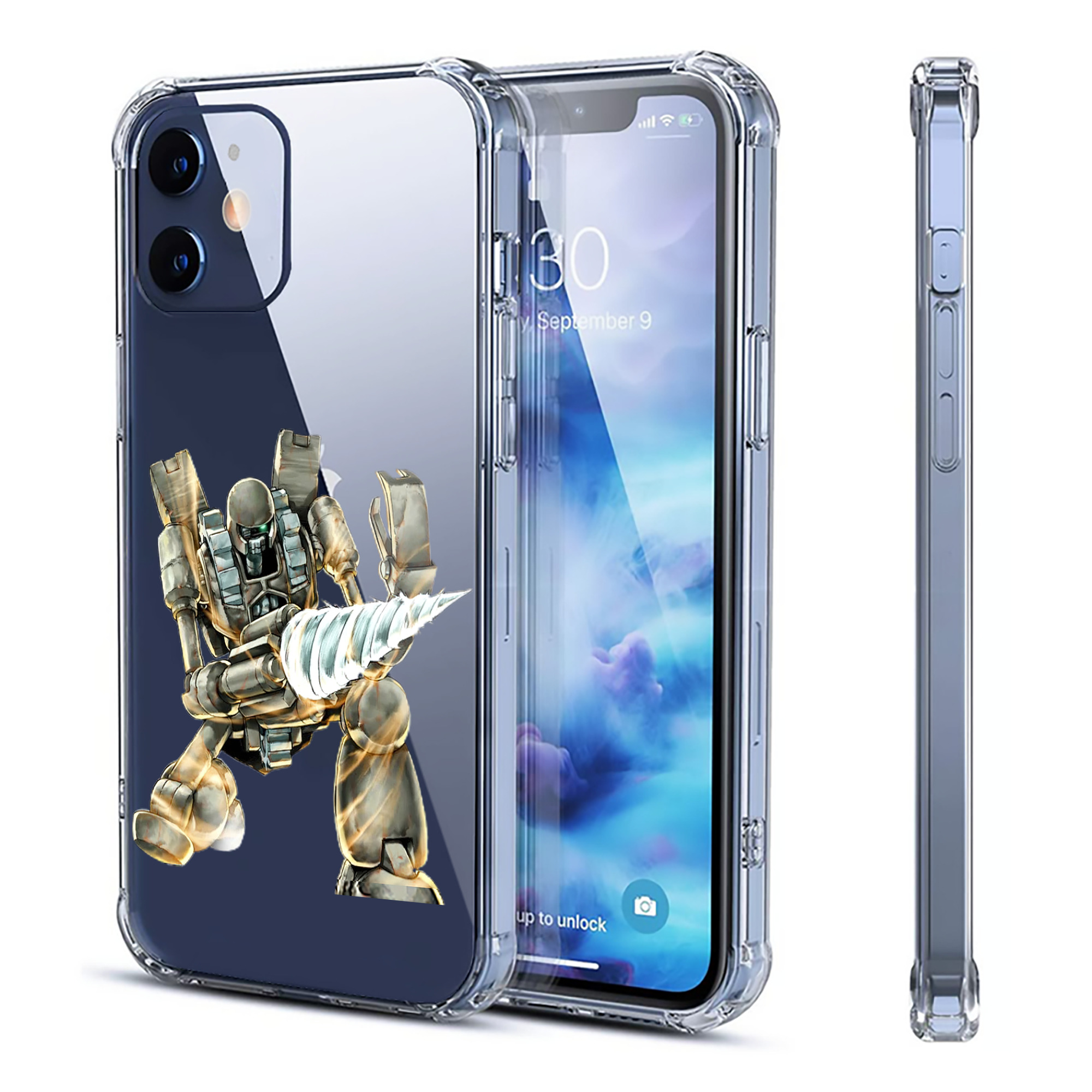 （画像用） 遊☆戯☆王 Yu-Gi-Oh! 【iPhone 12シリーズ対応】透明スマホケース（クリアソフトケース）